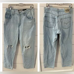 Y2K SILVER TAB 94' baggy LEVIS 29 cotton distressed woman trendy denim jean